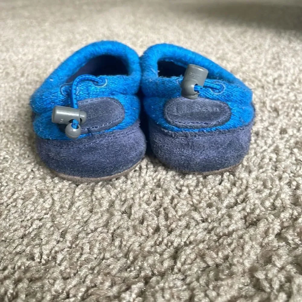 LL Bean Kids Sweater Fleece Slippers